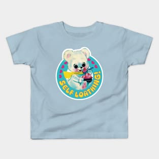 Self Loathing Teddy Bear Kids T-Shirt